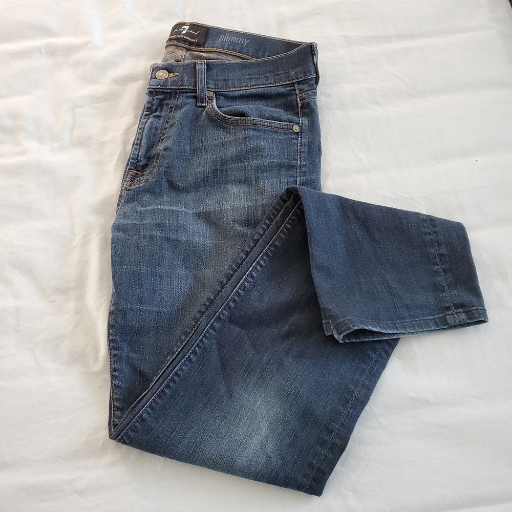 Mens 7 for all mankind slimmy jeans